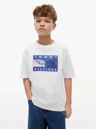 SEASONAL GRAPHIC T-SHIRT SS White - Gr. - 10