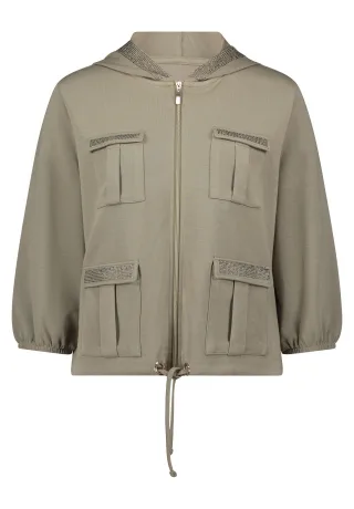 Betty Barclay - Shirtjacke Soft Olive - Gr. - 46
