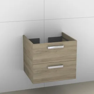 Artiqua 414 Waschtischunterschrank für Subway 613670, 613672, Sanremo Eiche quer NB, 414-WU2L-V48-71 414-WU2L-V48-7144-428