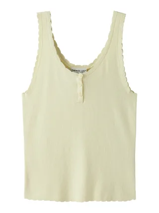 NAME IT - NKFFILISA KNIT STRAP TOP Pear Sorbet - Gr. - 134/140
