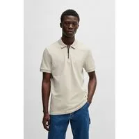 BOSS ORANGE Poloshirt Passerzip Regular Fit Zipper Zip Classic Stretch Pique Polo, pflegeleicht