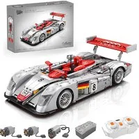 BAKA Bole Brick YC-23044 Audi R8 LM-P mit 2.426Teilen RC-Modell Technik Konstruktions-Spielset, (2426 St)