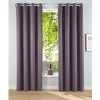 OTTO home Verdunkelungsvorhang Solana (2 St), Ösen, verdunkelnd, 2-er Set, Breite 140 cm, einfarbig
