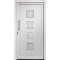 vidaXL Haustür Haustür Weiß 108x200 cm (1-St)