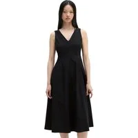 Marc O'Polo Sommerkleid mit ausgestelltem Rock aus Popeline-Stretch