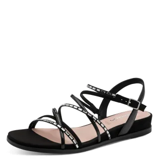 Tamaris - Da.-Sandalette black glam - Gr. - 39
