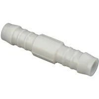 tecuro Schlauchtülle Schlauchverbinder gerade, für Industrie und Garten - Nylon weiß