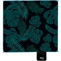 Picknickdecke Blätter 200 × 200 cm Outdoor Decke Camping Strand, NILS CAMP