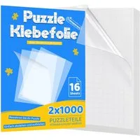 OSTWOLKE Puzzle Puzzle Klebefolie selbstklebend & transparent 19x26cm, Puzzleteile