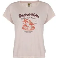 ROADSIGN australia T-Shirt Tropical Vibes (1, 1-tlg., 1) mit Print, weiche Haptik, 100% Baumwolle, perfekt für warme Tage