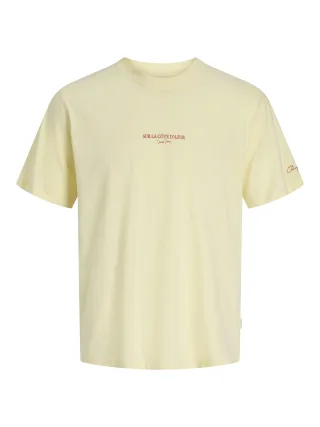 JACK&JONES - JORHYERES BACK ELEMENT TEE SS CN JNR Pastel Yellow - Gr. - 176
