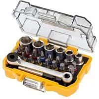 Schrauber Bit- und Ratschen-Set DT71516, 24-teilig, Werkzeug-Set inkl. hochwertiger Ratsche