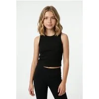 Name It Tanktop NKFNAKAL SL SHORT TOP NOOS Baumwollmischung, verkürzte Form, Jersey Rippware
