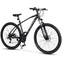 CARPAT SPORT Mountainbike 27,5 29 Zoll MTB Fahrrad für Herren Damen, 21 Gang Shimano TZ Tourney Schaltwerk, Kettenschaltung, (Aluminium Rahmen, Mechanische Scheibenbremse), Hardtail Fahrrad