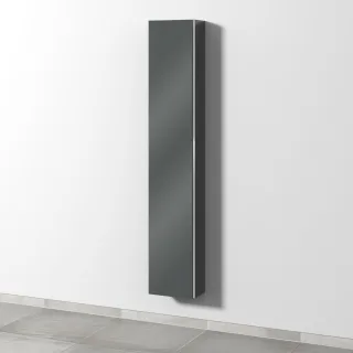 Sanipa 3way Hochschrank mit 1 Tür, Anthrazit-Glanz BS16079