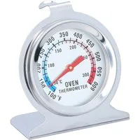 *Alpina* Backofenthermometer BACKOFENTHERMOMETER 300°C aus Edelstahl Bratofen Backofen 80, Brotofen Küchen Ofenthermometer Thermometer Grill Ofen