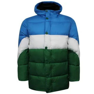 Hunter Original Puffer Mens Blue/Green Jacke
