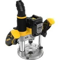 Akku-Oberfräse DCW620NT-XJ, 18Volt gelb/schwarz, ohne Akku und Ladegerät, in T-STAK Box VI