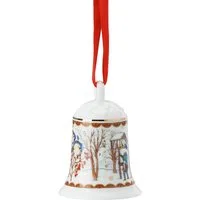 Hutschenreuther Weihnachtsfigur Sammelserie 2021 Porzellanglocke Weihnachtsgaben