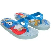 Sonic The Hedgehog Kinder Strandschuhe Zehentrenner Flip Flops Freizeit und Urlaub Badeschuh