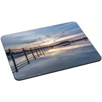 PEDEA Gaming Mauspad 22 cm x 18 cm mit Motiv (Größe L), mit vernähten Rändern und Rutschfester Unterseite