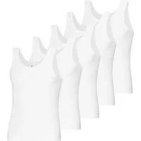 ESGE - Die Wäsche-Macher Unterhemd 5er Pack - Doppelripp (Spar-Set, 5-St) Unterhemd / Tanktop - Baumwolle - Ohne störende Seitennähte
