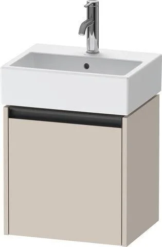 Duravit Ketho.2 Waschtischunterbau wandhängend Taupe Matt 434x338x440 mm - K25070L91910000 K25070L91910000