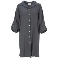 Seasons of April Hemdbluse Oversized Musselinbluse Jessy (1-tlg) Musselin Hemdbluse mit Knopfverschluss 100% Baumwolle