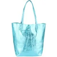 MIRROSI Shopper aus Echtleder / Wildleder, Made in Italy, Henkeltasche Tasche (Einkaufstasche in vielen trendigen Farben), Tragetasche (38x38x16cm) mit Stauraum A4 Ordner