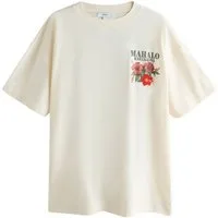 Next Strandshirt Strand-T-Shirt mit Grafik-Print (1-tlg)