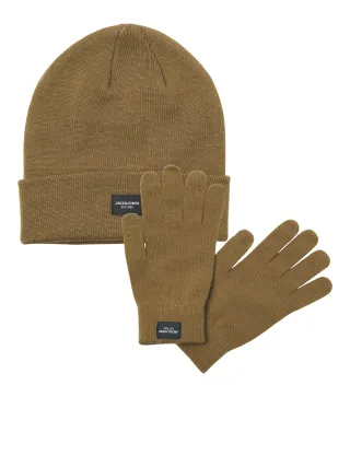 JACK&JONES - JACBEANIE & GLOVE KNIT GIFTBOX - Gr. - ONE SIZE