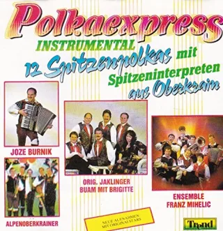 Polkaexpress - Instrumental - 12 Spitzenpolkas mit Spitzeninterpreten aus Oberkrain