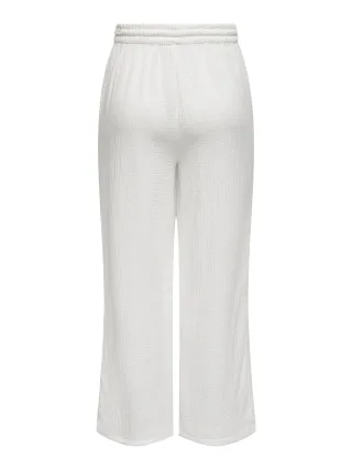 ONLY - ONLTHYRA LONG PANT NOOS WVN Cloud Dancer - Gr. - 32