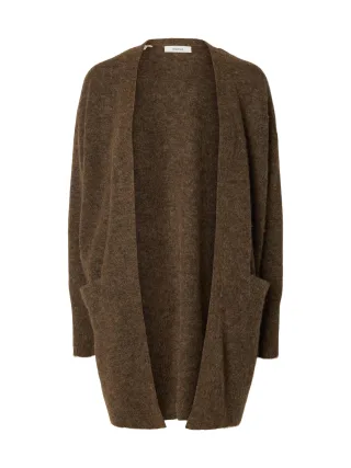 selected women - SLWLULU NEW LS KNIT LONG CARDIGAN B NOOS - Gr. - L