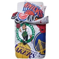 Next Bett-Set NBA Bettbezug und Kissenbezug aus reiner Baumwolle, Bezug: Baumwolle