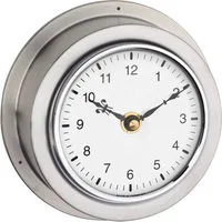 TFA Dostmann Wanduhr Schiffsuhr Maritim TFA 60.3014.54 Edelstahl