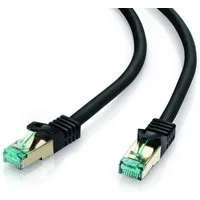 adaptare LAN Kabel 10m CAT 7 Netzwerkkabel Rohkabel Ethernet Kabel RJ45 schwarz LAN-Kabel