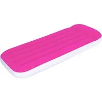 Avenli Luftbett Aufblasbares Kinderbett rosa, (Luftbett für Kinder rosa, 1-tlg., Kinderluftbett 157x66x23cm), Luftmatratze mit erhöhtem Kopfteil