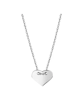 Zeeme Stainless Steel Collier Edelstahl Herz