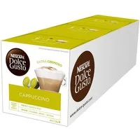 NESCAFE Kaffee, Nescafe Dolce Gusto Cappuccino Aroma versiegelte Kapseln 186g 3er Pack