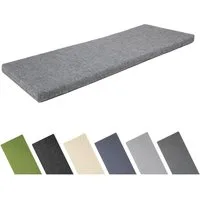 Garronda Bankauflage 100-200 cm, ca. 4 cm dick, wasserabweisend, mit Bändern GD-0220, (1 St), Hypoallergen, UV-beständig, Wasserbeständig