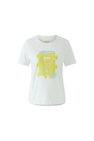 Oui - T-Shirt optic white - Gr. - 40