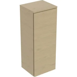 Geberit Renova Plan Mittelhochschrank mit einer Tür: 33x85x29.7cm, Eiche natur / Melamin, 504044PS1 504044PS1