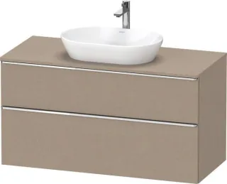 Duravit D-Neo Konsolenwaschtischunterbau wandhängend Leinen Matt 1200x550x664 mm - DE4969010750000 DE4969010750000