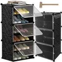 Ruhhy Schuhregal Modulares Schuhregal – 6 Ebenen