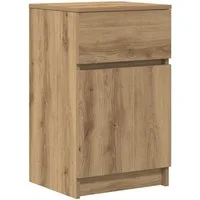 vidaXL Nachttisch Nachttisch Artisan-Eiche 39x35x65 cm Holzwerkstoff (1-St)