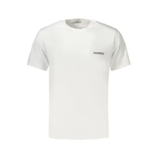 Bikkembergs Weißes Baumwoll-T-Shirt für Herren