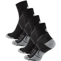 Stark Soul® Laufsocken Quarter Sport Socken, Performance - 2 Paar Laufsocken (2 Paar) Gepolsterte Sohle