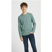 Jack & Jones Junior Langarmshirt JJCOLLEGE LOGO TEE LS CREW NECK JNR mit Logoprint
