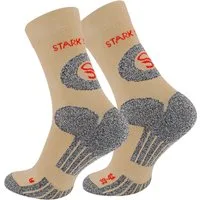 Stark Soul® Wandersocken 2 Paar Wandersocken, Trekking Outdoor Socken - Hiking (2 Paar) eingewebtes Logo